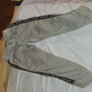 Toddler DKNY grey sweatpants 5/6